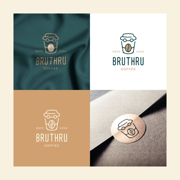 Label Design for Bru Thru Coffee