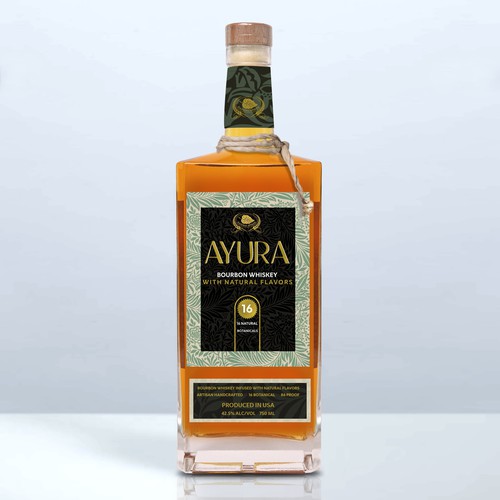 Design an attractive label for a new Bourbon Whiskey Design by Arman Hr