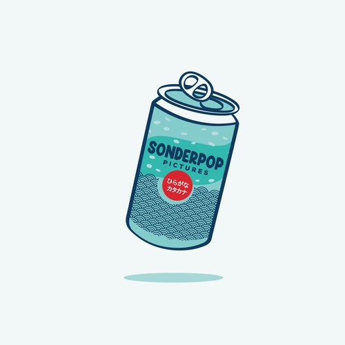 Create a japanese soda can inspired final logo based on existing concept for video production agency-ontwerp door Mot®