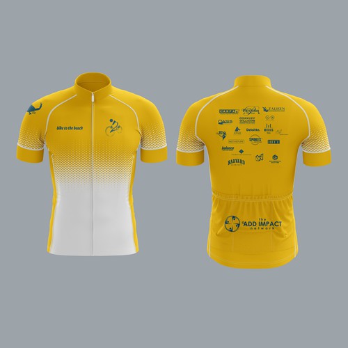 Cycling Jersey for Autism Charity Ride Design by H.D.