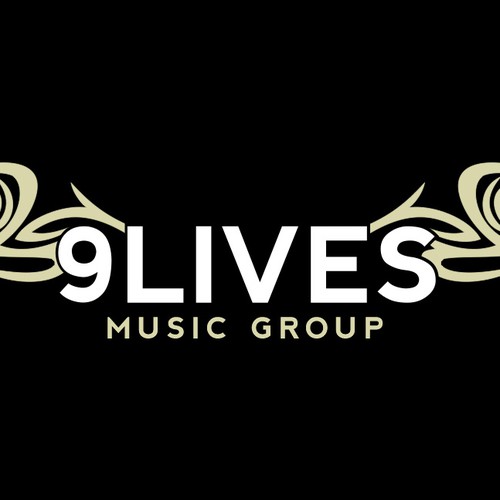 9 Lives Music Group Record Label LOGO Design by MarcG