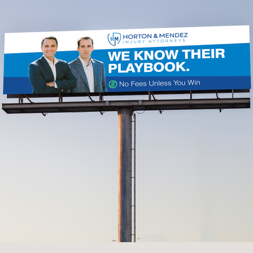 Personal Injury Lawyer Billboard Design Showdown! Design by Kosmos Creatives