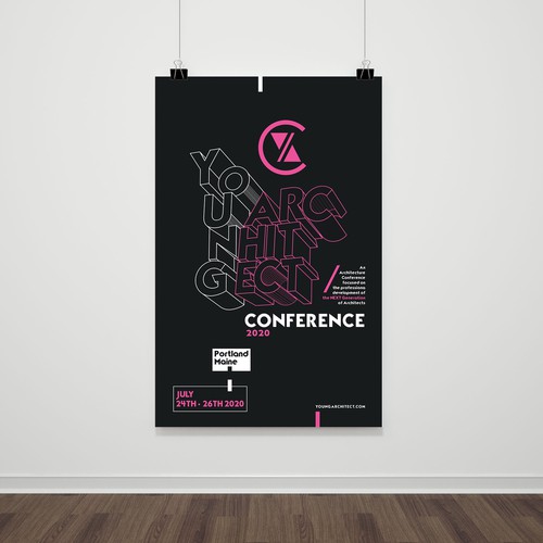 Poster Design for Millennial Architecture Conference Design by Adobian™