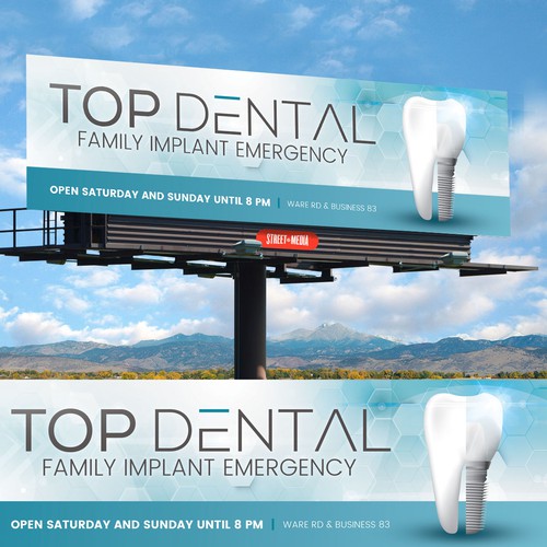 billboard design for dental office Réalisé par Analyn26