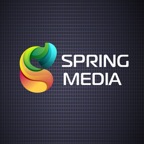 Three Spring Media logo rebrand Design by TheElevens 11.11