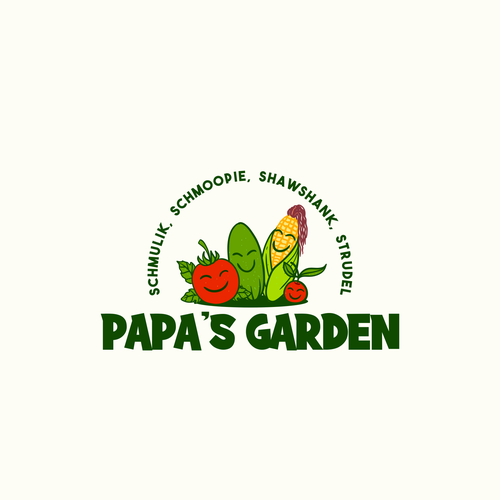 Fun garden logo for our kids to honor grandpa Design by Ongie