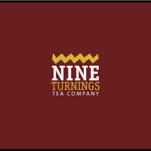 Tea Company logo: The Nine Turnings Tea Company Réalisé par lundeja