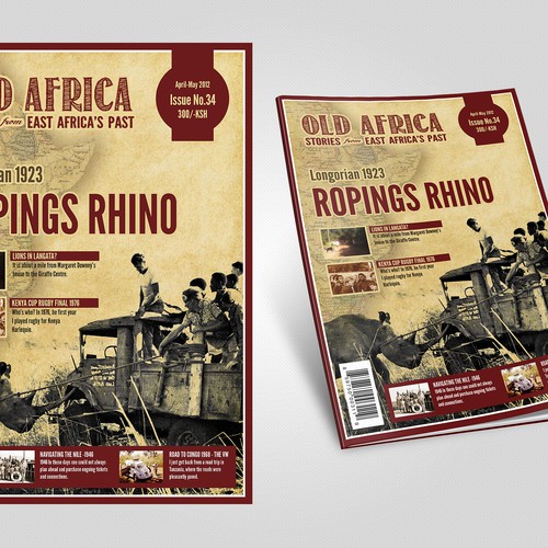 Help Old Africa Magazine with a new  Réalisé par TokageCreative
