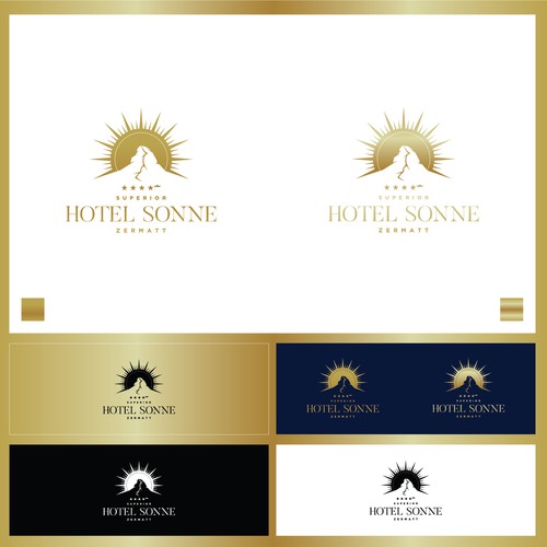 Hotel Sonne Zermatt Needs A Refresh Ok Time To Dig In Logo Design Contest 99designs