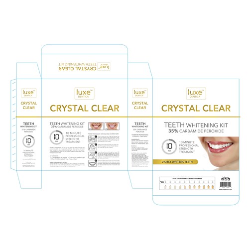 Teeth whitening packaging Design by Fayee