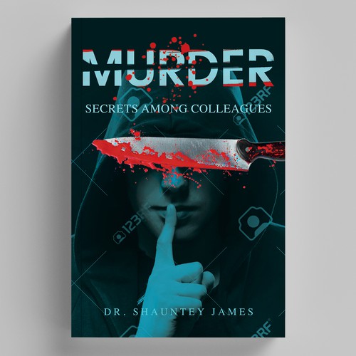 Cover for a classic murder mystery where secrets and lies fly among college professors Design by elQue.design