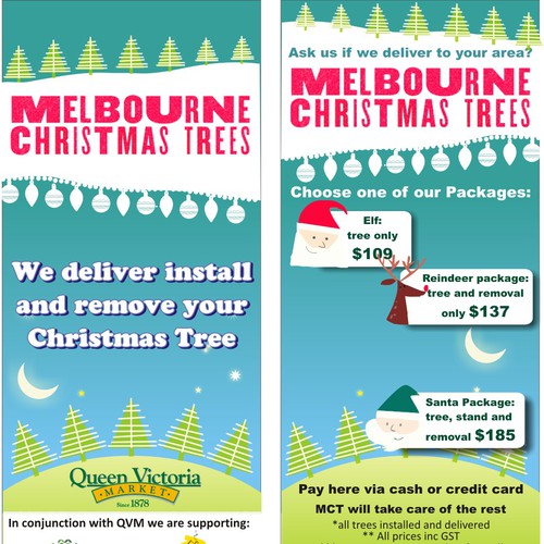 Banner for stall at Queen Vic Market. Yeaaaah! Signage contest