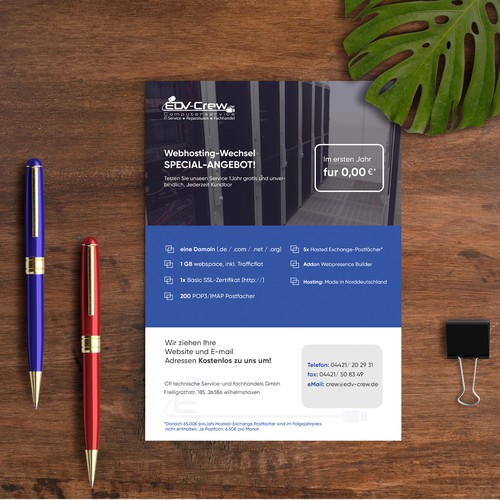 Postal, flyer o impreso propuesta en el concurso por Rumel007