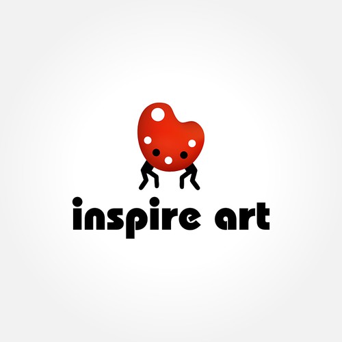 Create the next logo for Inspire Art Réalisé par dont font