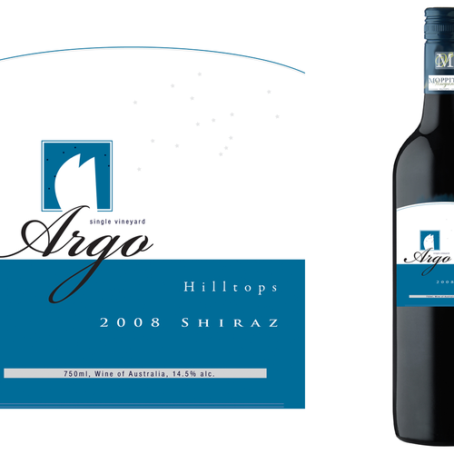 Sophisticated new wine label for premium brand Design by Hilola