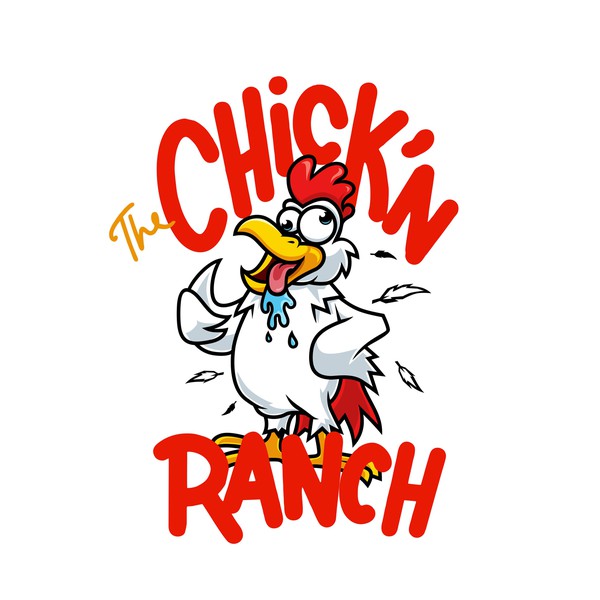 Design by Benjamin Armstrong titled "Chicken Character Logo"