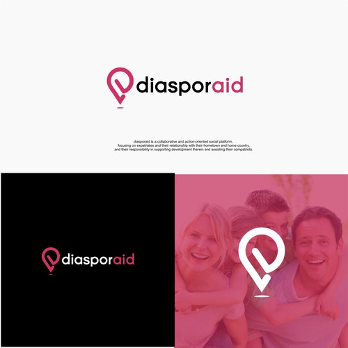 Design a powerful logo for diasporaid, an impact-oriented network/platform for expats Design by pronine9