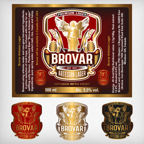 A Can of Beer infused with goodness needs a label Design by DataDesign99d