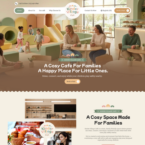 Web page design contest entry by Rextive Art