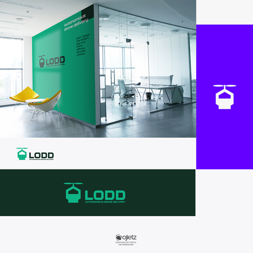 lodd - Design the modern logo of a drone delivery services venture Design by ojietz