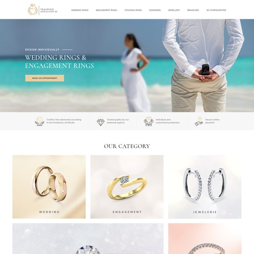 Designs | Design of Wedding Ring and Engagement Ring Website. NO SHOP ...