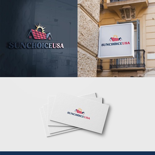 Solar Sales upscale logo -ontwerp door S H A Y