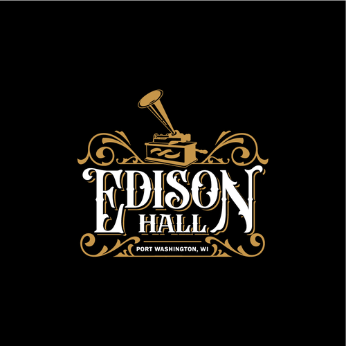 Edison Hall needs a phonograph-inspired logo Design por flynexus