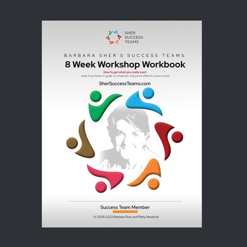 Workbook front cover for adults with big dreams - make me smile Design by Marco Davelouis