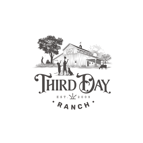 Capture essence of Texas ranch experience in new Third Day Ranch logo Diseño de Epiphanie