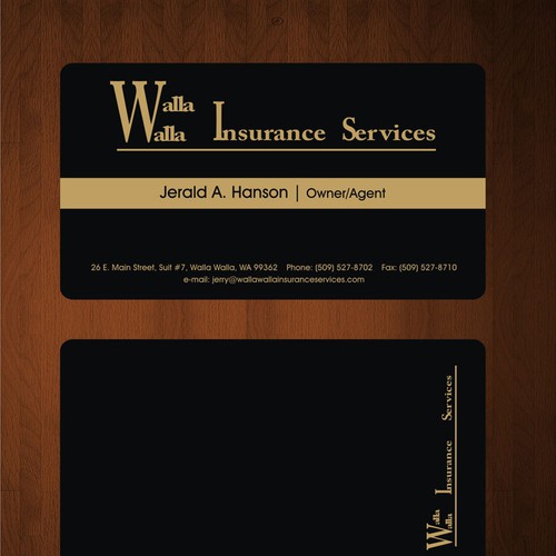 Walla Walla Insurance Services needs a new stationery デザイン by DarkD