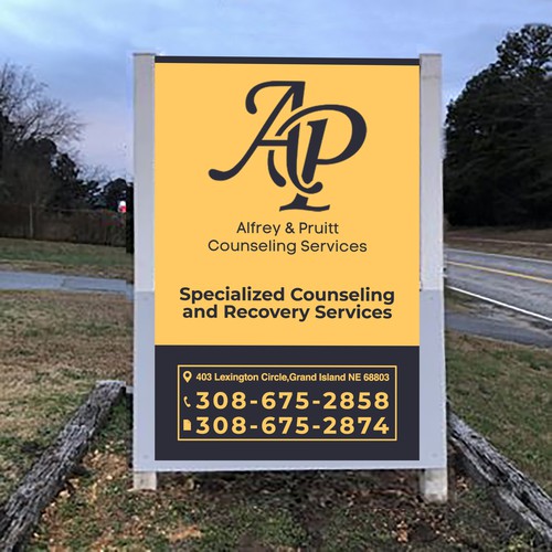 Design di We Need a Professional Street-Facing Sign for Our New Counseling Location di Creativity symbol