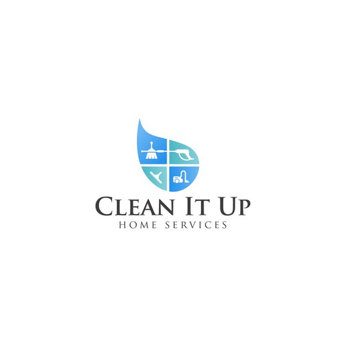 Bold eye catching logo for cleaning business Design by MagsArt