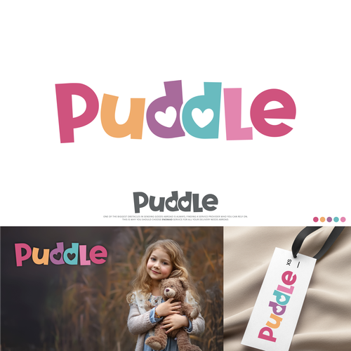 Design a fun and cute logo for an upcoming clothing brand for little girls Design by InTuos Pro