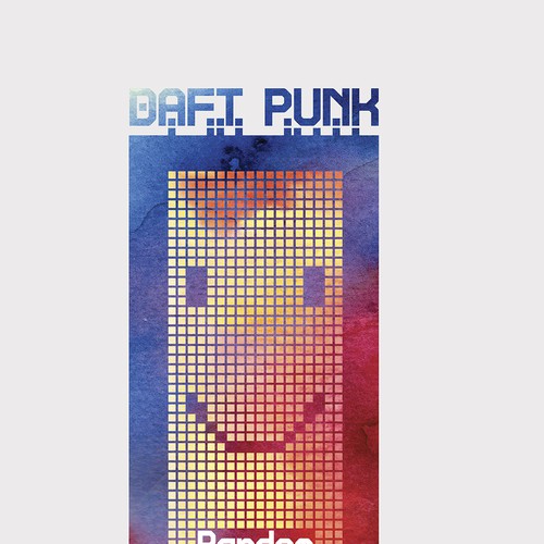 99designs community contest: create a Daft Punk concert poster Diseño de Mila Katagarova