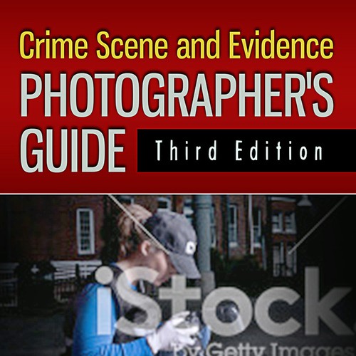 Create a book cover for a crime scene photography book Design by Nellista