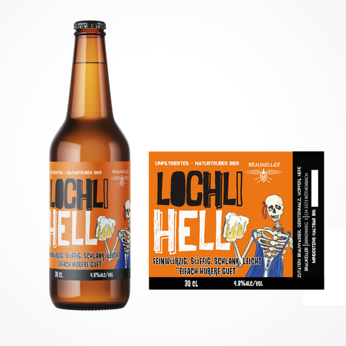 Microbrauerei: Bierflasche sucht Etikettendesign Design by halesen