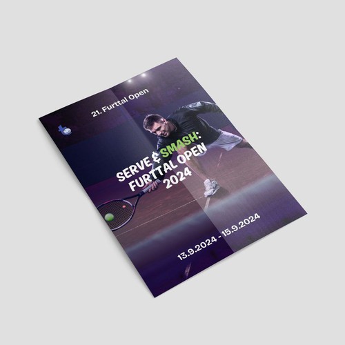 Aces & Action: Cool Flyer for a Tennis Tournament Design by umarr.graphics