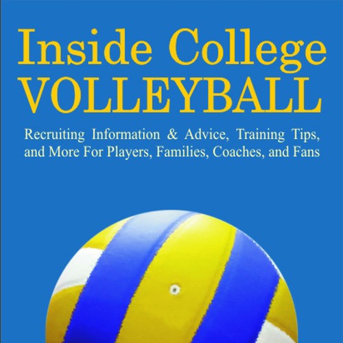 Volleyball book cover design | Print or packaging design contest