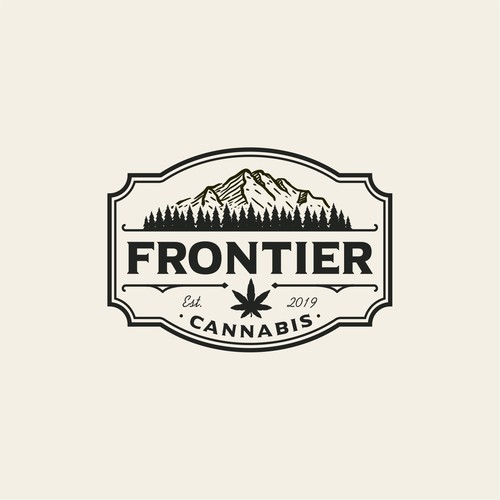 Design a West Coast Cannabis Retail Store Logo called Frontier Design by Mardhi87