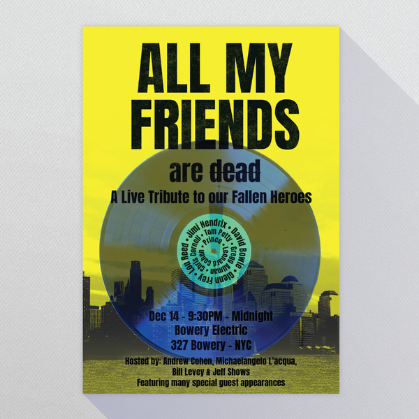 Poster Design for Musical Tribute