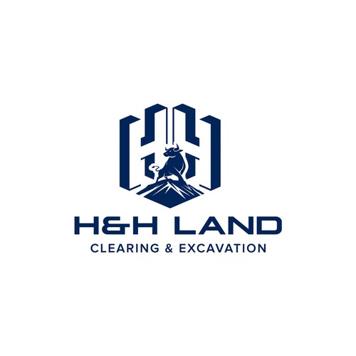 LOGO AND LETTER HEAD FOR H&H LAND CLEARING AND EXEXCAVATION Design réalisé par The Last Hero™