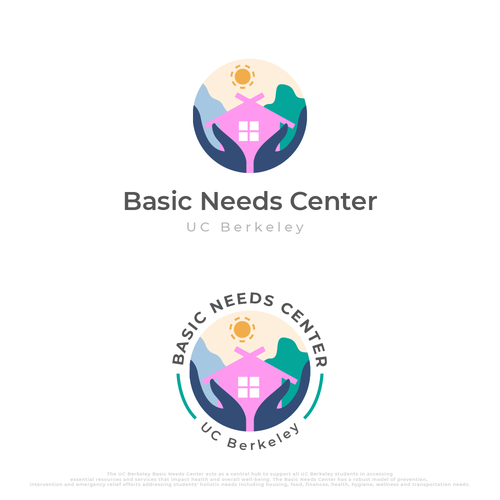 Design a dynamic logo for a transformative center addressing basic needs of college students Design by ObahOlah✅