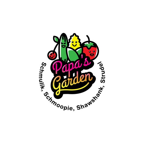 Fun garden logo for our kids to honor grandpa Design by Nadder