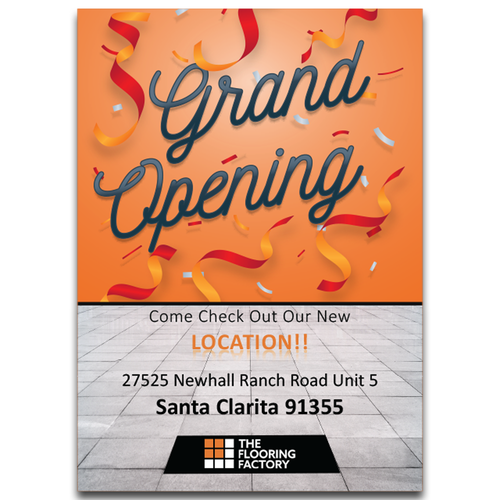 Grand Opening Flyer Design by AbhisheCreatives