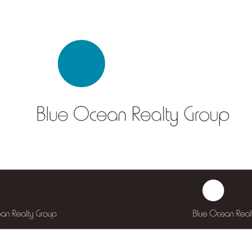 Blue Ocean Realty Group Logo, Business Cards and Letterhead Logo design contest