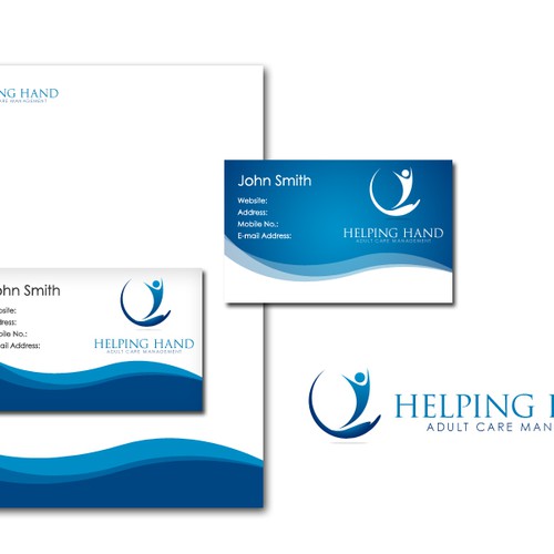 logo for Helping Hand Adult Care Management Design by deleted-536106