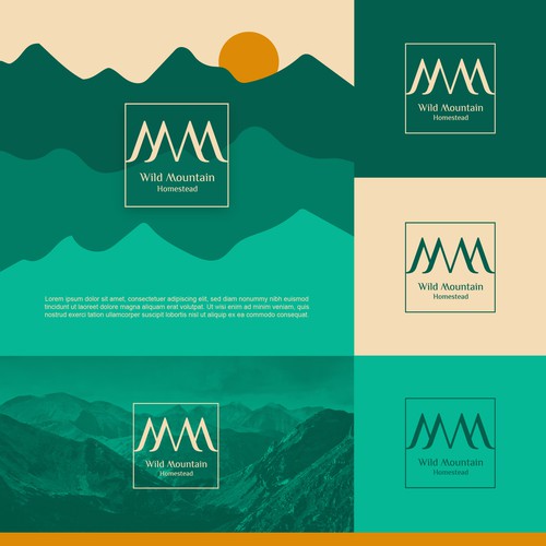 Artistic modern logo needed for a mountain-top flower farm. Design por Alicia Dezva