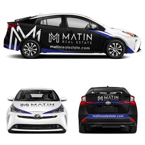 Luxury Real Estate Firm Prius Wrap Design by adelea