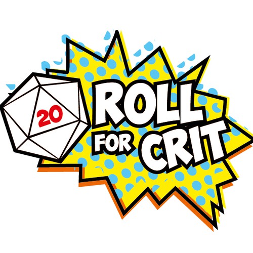 New logo wanted for Roll For Crit Design by PetiteRouquine