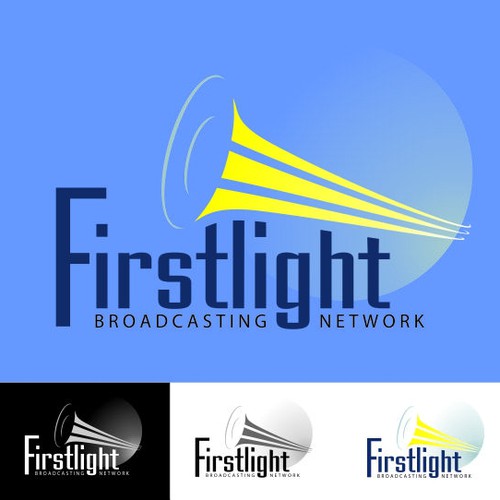 Hey!  Stop!  Look!  Check this out!  Dreaming of seeing YOUR logo design on TV? Logo needed for a TV channel: Firstlight Diseño de dmnhrly
